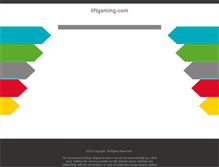 Tablet Screenshot of liftgaming.com